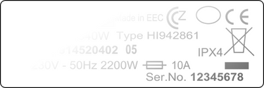 How to take a photo of your rating plate